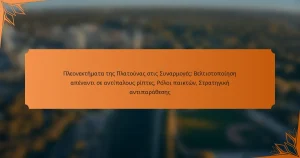 Πλεονεκτήματα της Πλατούνας στις Συναρμογές: Βελτιστοποίηση απέναντι σε αντίπαλους ρίπτες, Ρόλοι παικτών, Στρατηγική αντιπαράθεσης